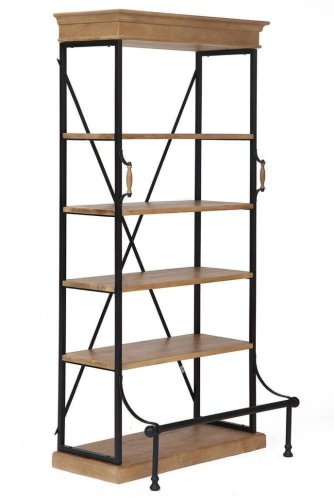 Книжный шкаф Secret De Maison ACADEMY, дерево манго, 210х105х45см, Natural (натуральный)