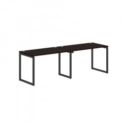 Стол 2-х местный XQWST 2470 Легно темный/Антрацит 2406х700х750