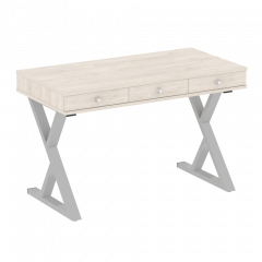 Home Office Стол письменный VR.SP-1-118.M Денвер светлый/Серый металл 1180*600*750