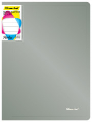 Папка с 30 прозр.вклад. Silwerhof Perlen 292931-77 A4 0.8мм карман серебристый металлик