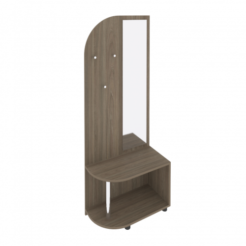 Light Вешалка с багажницей и зеркалом С-ВБЗ-80 Вяз 800*400*2050