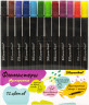 Фломастеры для скетчинга Silwerhof 11.5мм 169мм двойной пиш. наконечник Вентилируемый 12цв. пакет с европодвесом