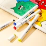 Набор маркеров для скетчинга Deli E70803-80 Color Emotion 11мм 150мм трехгр. двойной пиш. наконечник 1-7мм 80цв. ассорти пластиковая коробка (80шт.)