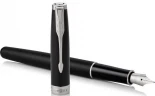 Ручка перьев. Parker Sonnet Core F529 (CW1931521) Matte Black CT F сталь нержавеющая подар.кор.