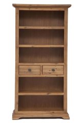 Книжный шкаф большой Secret De Maison AVIGNON ( mod. PRO-L02 ), дерево акация, 195х100х35см, Натуральный (Brushed Ash color)