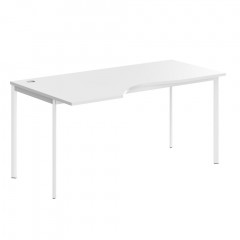 Стол эргономичный СА-1S(L) Белый/Белый 1600х900х755. IMAGO-S