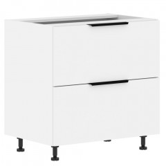 Шкаф напольный с ящиками MOB 8082.1P Белая эмаль/Белый 800х560х820 IBIZA