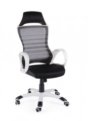 Кресло руководителя  Реноме CX0729H01 white+black