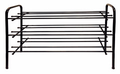 Подставка для обуви Бюрократ 325x715x540мм 3яр. черный (ПО-3/70/BLACK)