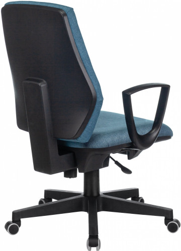 Кресло Бюрократ CH-545 синий 38-415 крестов. пластик