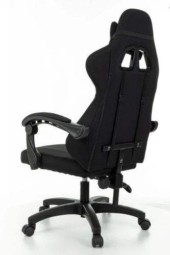 Кресло игровое Zombie Rudger черный с подголов. крестов. пластик