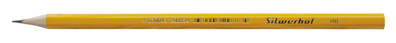 Карандаш ч/г Silwerhof Basic 120637-00 2мм HB шестигран. дерево карт.пер.