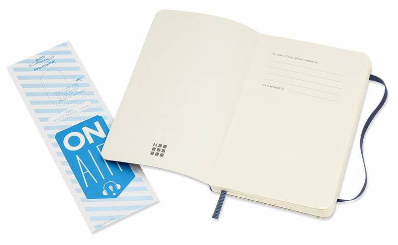 Блокнот Moleskine CLASSIC SOFT QP614B20 Pocket 90x140мм 192стр. пунктир мягкая обложка синий сапфир