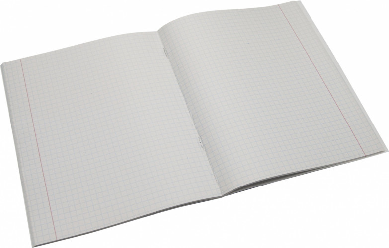 Тетрадь Buro 48л. клет. A5 202х163 1диз. бумвинил скоба синий