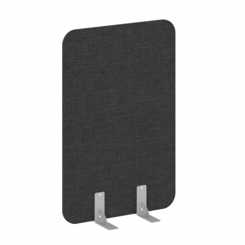 R-line soft Перегородки на металлических опорах на фетровых подпятниках AP.F-80-120 Romeo 12/Серый металл 800*18*1200