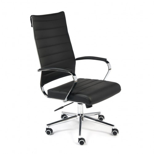 Кресло CITY, кож/зам, черный