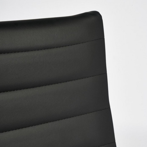 Кресло CITY, кож/зам, черный