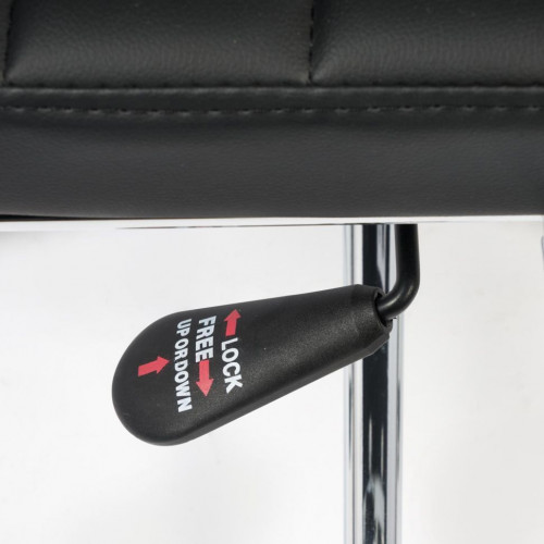 Кресло CITY, кож/зам, черный