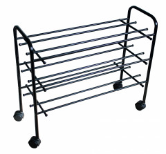 Подставка для обуви Бюрократ 325x752x600мм 3яр. черный (ПО-3/70К/BLACK)