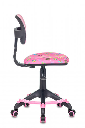 Кресло детское Бюрократ CH-299-F розовый сланцы сетка/ткань крестов. пластик подст.для ног