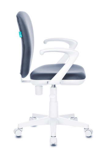 Кресло детское Бюрократ KD-W10AXSN серый 26-25 крестов. пластик пластик белый