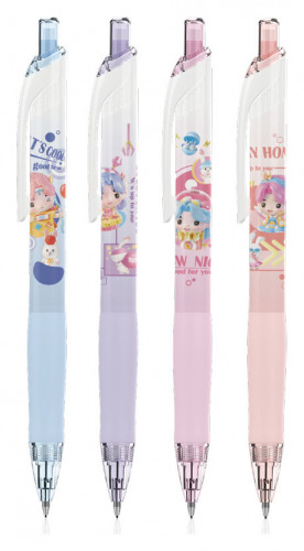 Карандаш мех. Deli S1229 0.5мм кругл. пластик ассорти