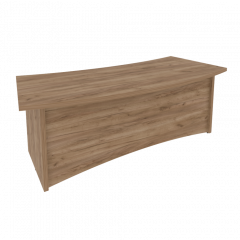 First Стол руководителя криволинейный KSR-4 Дуб табак 2200*980*765