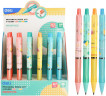 Набор карандашей мех. Deli EU717-P Memphis 0.7мм пластик ассорти дисплей (36шт) ластик