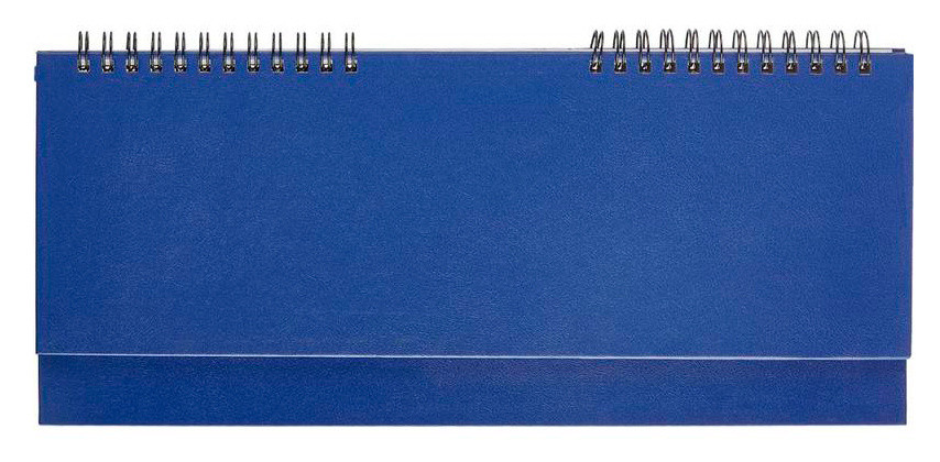 Планинг 47869 305x130мм недатир. бумвинил 64л синий