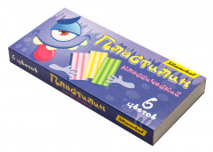 Пластилин Silwerhof Монстрики 6цв. 90гр. стек картон.кор.