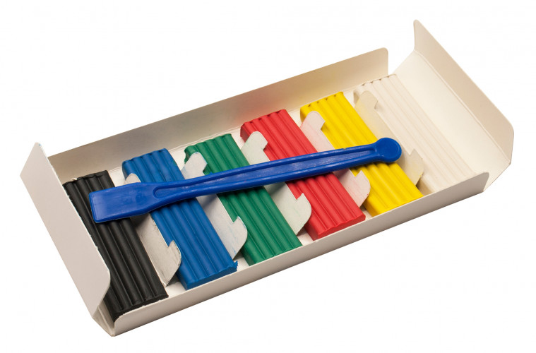 Пластилин Silwerhof Монстрики 6цв. 90гр. стек картон.кор.