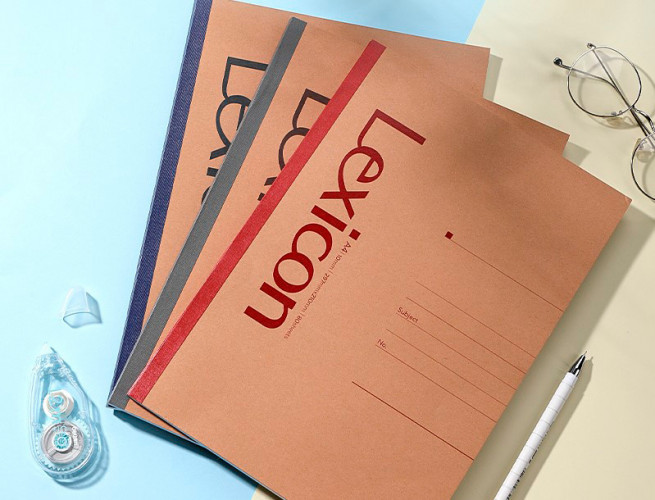 Тетрадь Deli 23217 A4 80л линейка ассорти