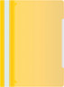 Папка-скоросшиватель Бюрократ -PS-K20YEL A4 прозрач.верх.лист карм.на лиц.стор. пластик желтый 0.12/0.16