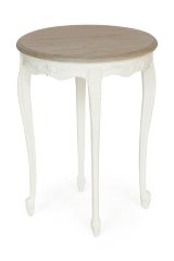 Кофейный столик  Secret De Maison ELIANDRE ( mod. TAB 83 ), красное дерево, 50*50*72, Натуральный Минди/butter white