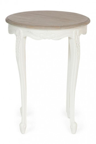 Кофейный столик  Secret De Maison ELIANDRE ( mod. TAB 83 ), красное дерево, 50*50*72, Натуральный Минди/butter white