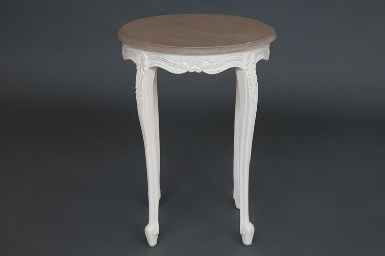 Кофейный столик  Secret De Maison ELIANDRE ( mod. TAB 83 ), красное дерево, 50*50*72, Натуральный Минди/butter white