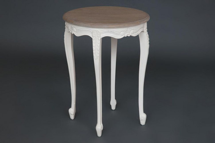 Кофейный столик  Secret De Maison ELIANDRE ( mod. TAB 83 ), красное дерево, 50*50*72, Натуральный Минди/butter white