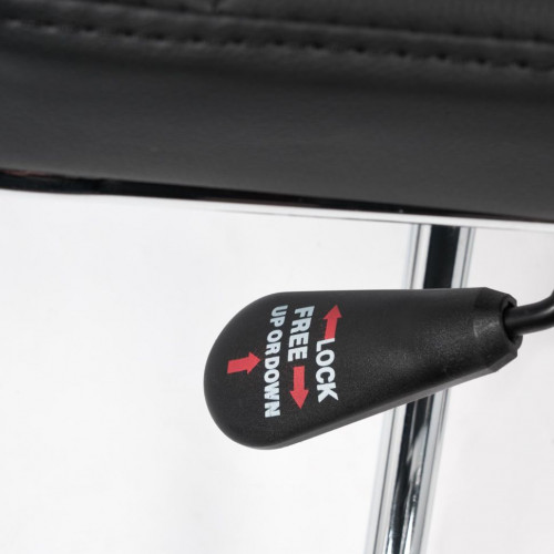 Кресло CITY-LOW, кож/зам, черный