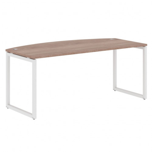 Стол руководителя XQET 189 Дуб Сонома/Белый 1800х914х750