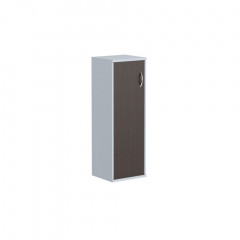 Шкаф колонка с глухой дверью СУ-2.3(L) Венге Магия/Металлик 406*365*1200 IMAGO