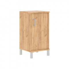 Шкаф-колонка низкая с замком в глухой малой двери B 411.3(RZ) Дуб Бофорд 475х450х920 BORN