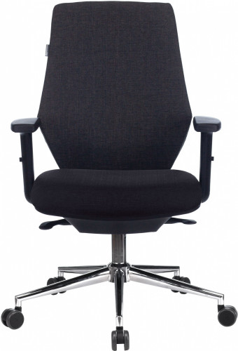 Кресло Бюрократ CH-545SL серый 38-417 крестов. металл хром