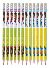 Карандаш ч/г Deli EU52800 Explora HB шестигран. тополь кор.европод. (12шт) ластик