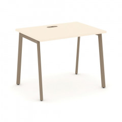 Estetica Стол рабочий ES.SP-1-LP Сатин/Латте металл 980*730*750