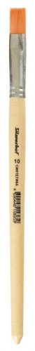 Кисть Silwerhof 981152 худож. синтетика плоск. №10 дерев.лакир.ручка