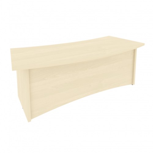 First Стол руководителя криволинейный KSR-4 Клён 2200*980*765