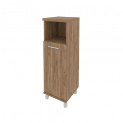 First Шкаф средний узкий правый KSU-2.1 (R) Дуб табак 401*432*1260