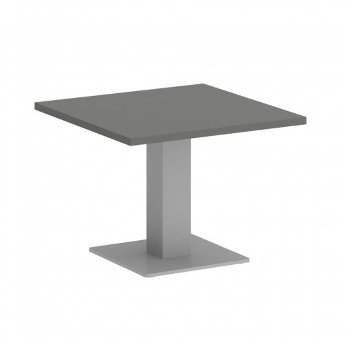 Home Office Стол журнальный квадратный VR.SP-5-60.2G Металлик/Серый металл 600*600*450