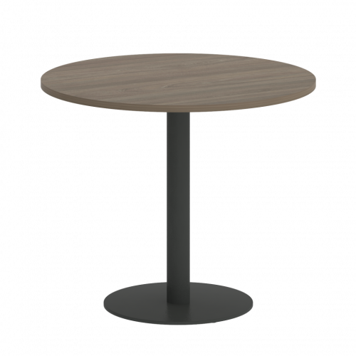Home Office Стол круглый VR.SP-5-90.1 Вяз/Антрацит металл 900*900*750