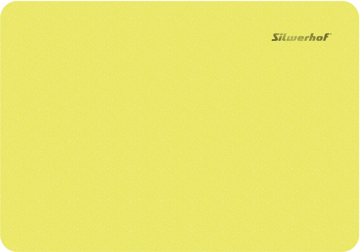 Доска для лепки Silwerhof 957006 Neon прямоугольная А5 пластик 1мм желтый